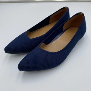 Vionic Women's Navy Dahlia Slip On Flats Size 8